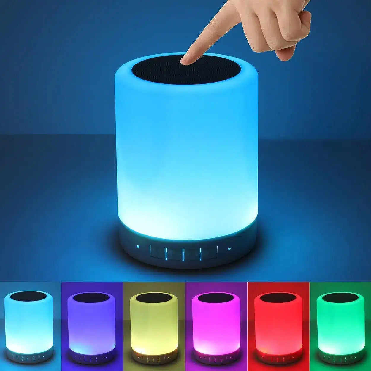 Wireless Touch Lamp Bluetooth Speaker – Portable LED Light with Premium Sound