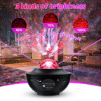 Galaxy Star Projector – LED Night Light with Bluetooth, Remote & Smart Control