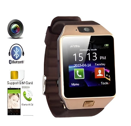 DZ09 Bluetooth Smartwatch | Fitness Tracker with SIM, SD & Camera