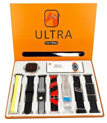 7-in-1 Ultra Smartwatch | Fitness Tracker, Bluetooth Calling & Multi-Sport Modes