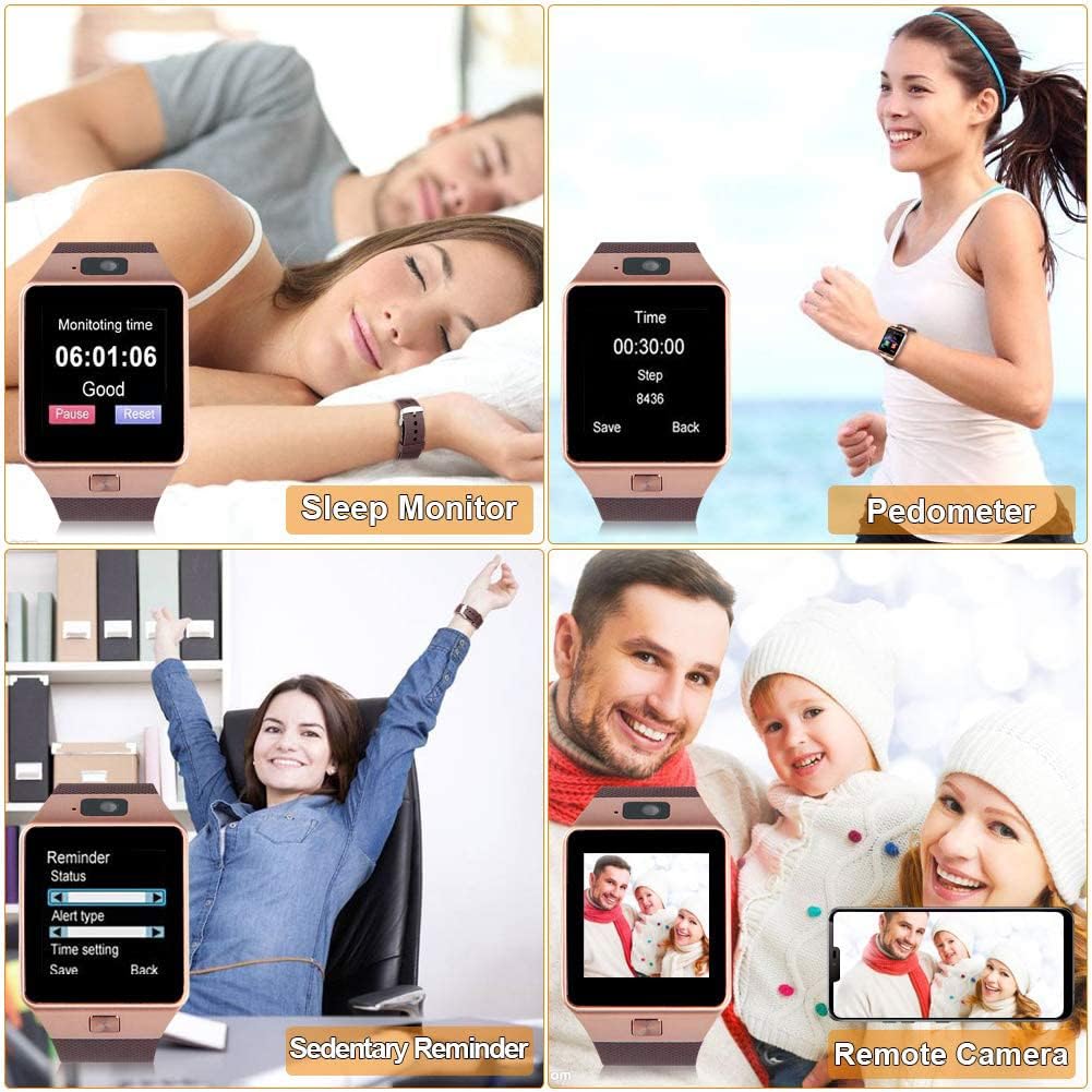 DZ09 Bluetooth Smartwatch | Fitness Tracker with SIM, SD & Camera