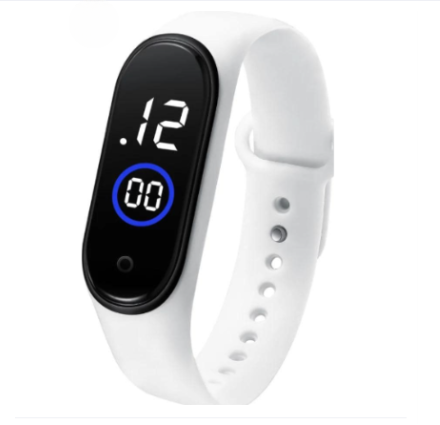 Latest M4 LED Digital Sports Bracelet Watch | Waterproof Touch Display – Boys & Girls (Random Color, No Box)