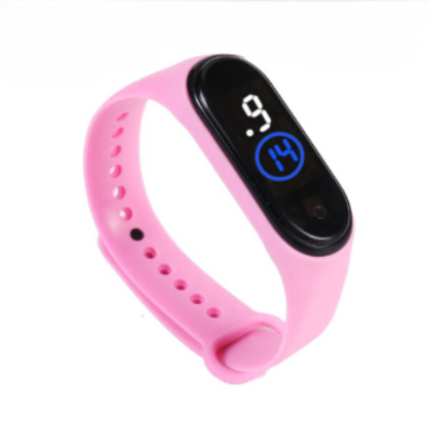 Latest M4 LED Digital Sports Bracelet Watch | Waterproof Touch Display – Boys & Girls (Random Color, No Box)