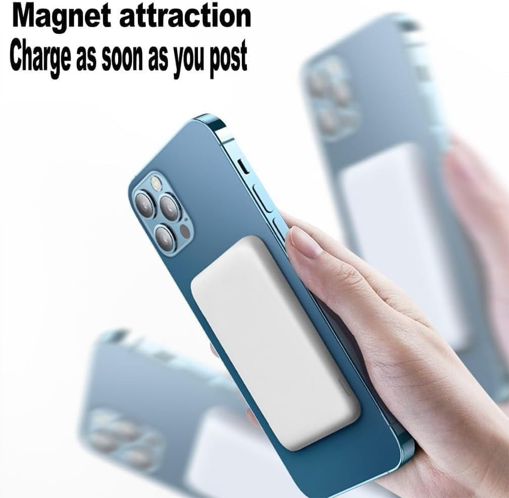 Ultra-Slim 5000mAh MagSafe Power Bank with Strong Magnet