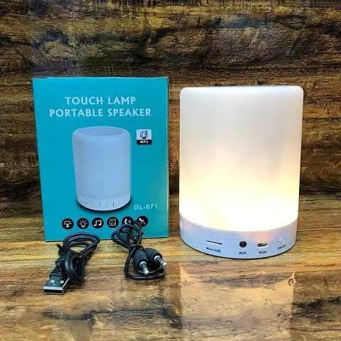 Wireless Touch Lamp Bluetooth Speaker – Portable LED Light with Premium Sound