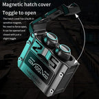 M25 Bluetooth 5.3 Wireless Earbuds – HiFi Sound, 40H Playtime & LED Display