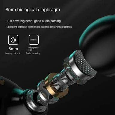 M25 Bluetooth 5.3 Wireless Earbuds – HiFi Sound, 40H Playtime & LED Display
