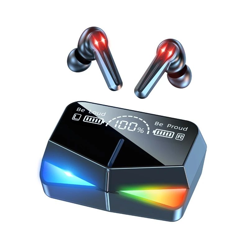 M28 TWS Bluetooth 5.3 Earbuds | Gaming Wireless Headphones with Charging Case
