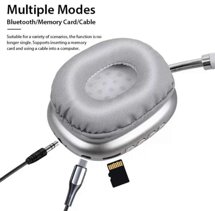 P9 Wireless Bluetooth Headphones | Noise-Cancelling Stereo with Mic